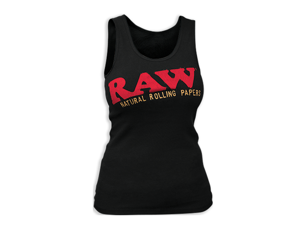 RAW-LADIES-RIBBED-TANK-TOP